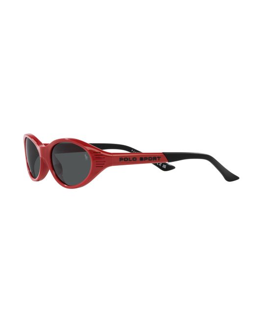 Polo Ralph Lauren Black Ph4197U 609187 Sunglasses Injected Round Normal for men