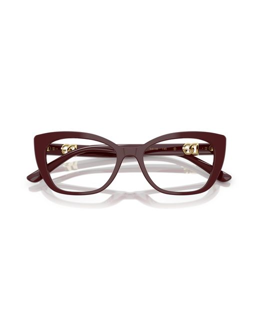 Dolce & Gabbana Black Dg3398 3091 Optical Frames Acetate Cat Eye Normal