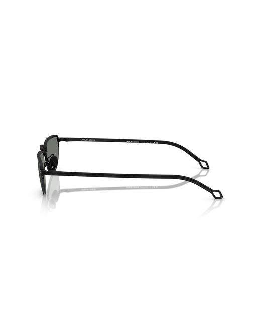 Giorgio Armani Black Ar6166J 300111 Sunglasses Steel Butterfly Normal for men