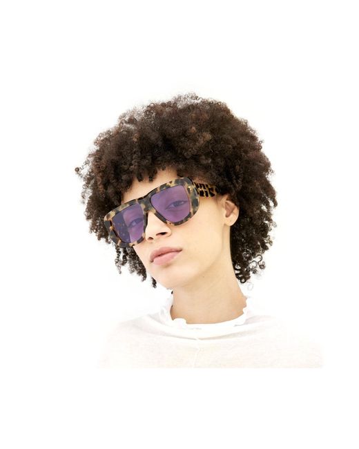 Agent Provocateur Black 2Rz Karley Tortoise Outlet Sunglasses Acetate Pilot Normal