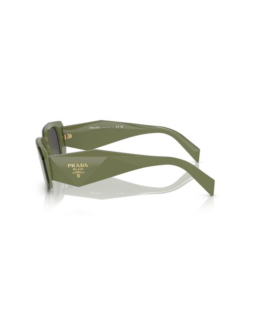 Prada Black Pr 17Ws 13N5S0 Sunglasses Acetate Squared Normal