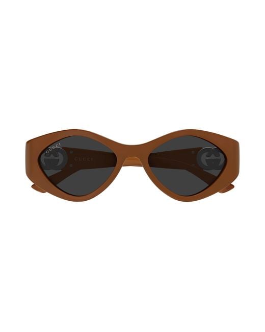 Gucci Black Gg2121S 004 Sunglasses Injected Geometric