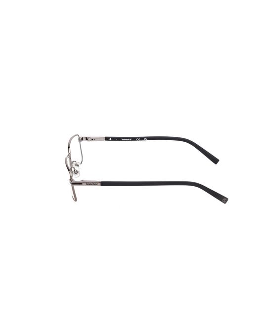 Timberland Black Tb50048 002 Optical Frames Metal Squared Normal for men