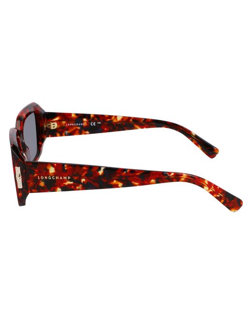 Longchamp Black Lo765S 641 Sunglasses Acetate Squared Normal
