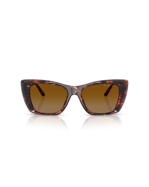 Michael Kors Black Mk2270U Tokyo 40319P Sunglasses Injected Squared Polarized Nuanced