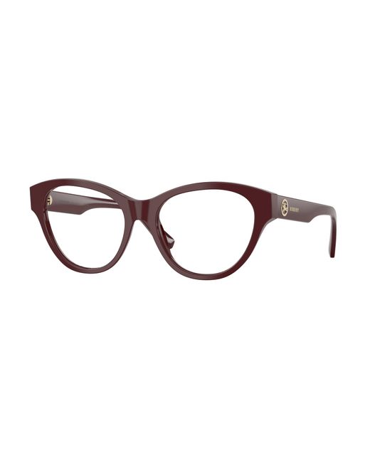 Burberry Black Be2458 4119 Optical Frames Acetate Transparent Cat Eye Normal