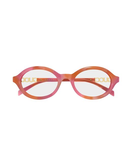 Gucci Black Gg2153O 004 Optical Frames Acetate Transparent Round