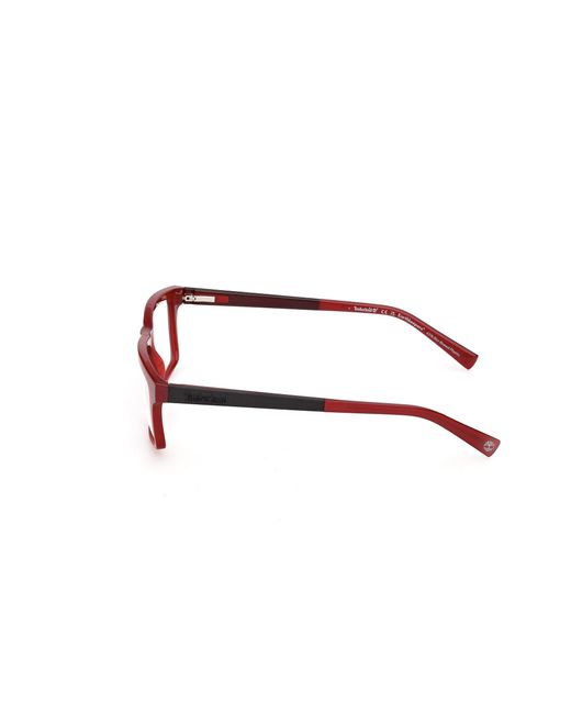 Timberland Black Tb50091 066 Optical Frames Injected Squared Normal for men