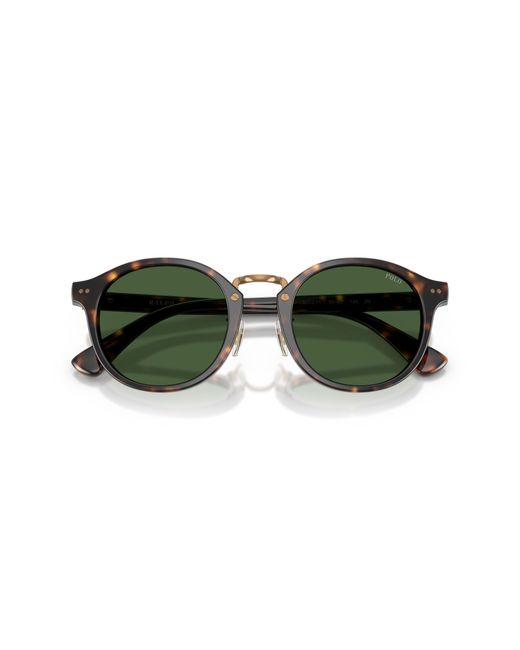 Polo Ralph Lauren Green Ph4230 500371 Sunglasses Acetate Round Normal for men
