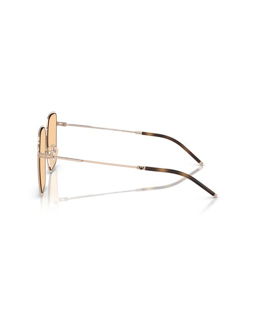 Emporio Armani Black Ea2159D 3011/7 Sunglasses Metal Squared Normal