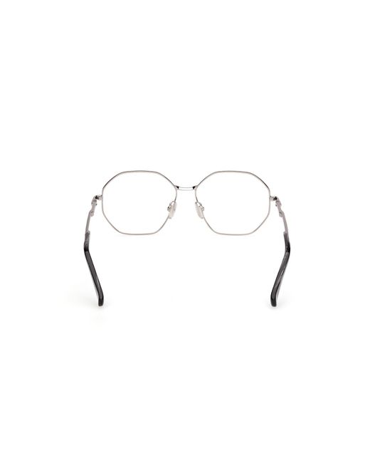 Max Mara Black Mm5207 014 Optical Frames Metal Geometric Normal