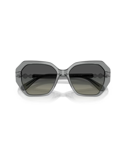 Swarovski Black Sk6017 106211 Sunglasses Acetate Geometric Normal Nuanced