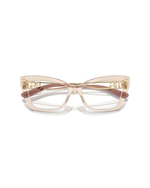 Dolce & Gabbana Black Dg3375B 3432 Optical Frames Acetate Transparent Cat Eye Normal