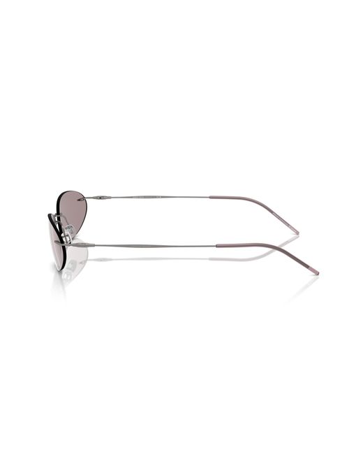 Giorgio Armani Black Ar1508M 3003Ak Sunglasses Metal Round Normal Flash