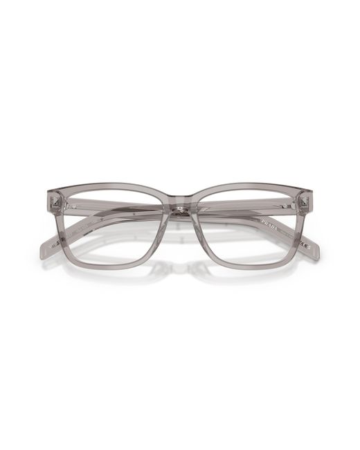 Prada Black Pr B10V 10J1O1 Optical Frames Acetate Transparent Squared Normal for men