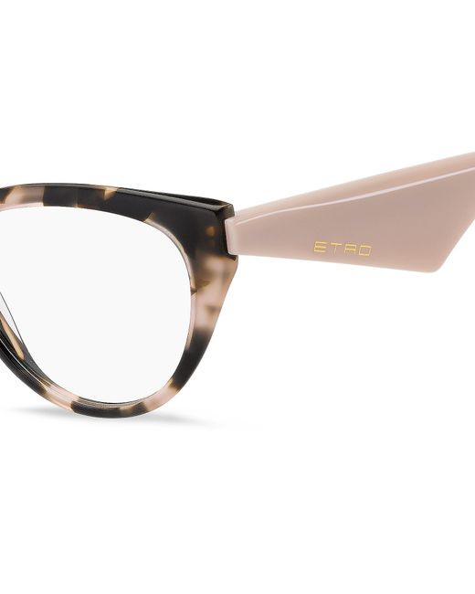 Etro Black 0008 Ht8 Optical Frames Acetate Cat Eye