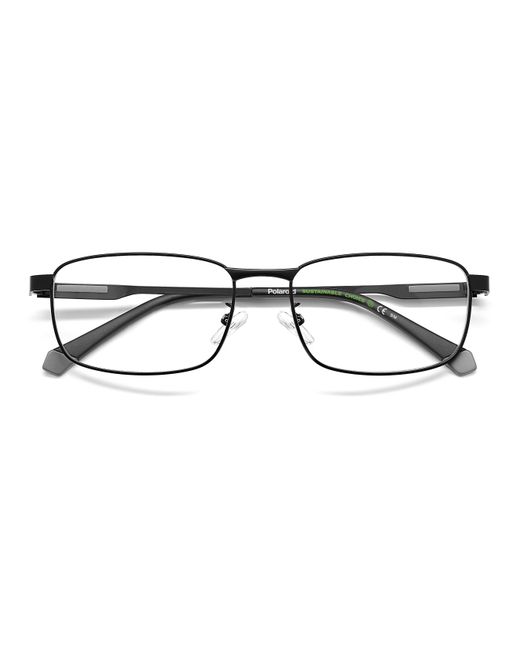 Polaroid Black Pld D480/G 003 Optical Frames Steel Squared for men