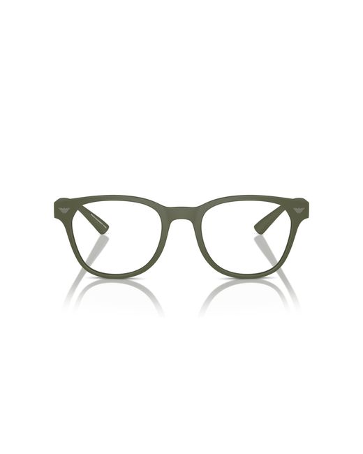 Emporio Armani Black Ea3240U 6099 Optical Frames Injected Pantos Normal for men