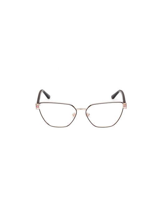 Guess Black Gu2969 005 Optical Frames Metal Butterfly Normal