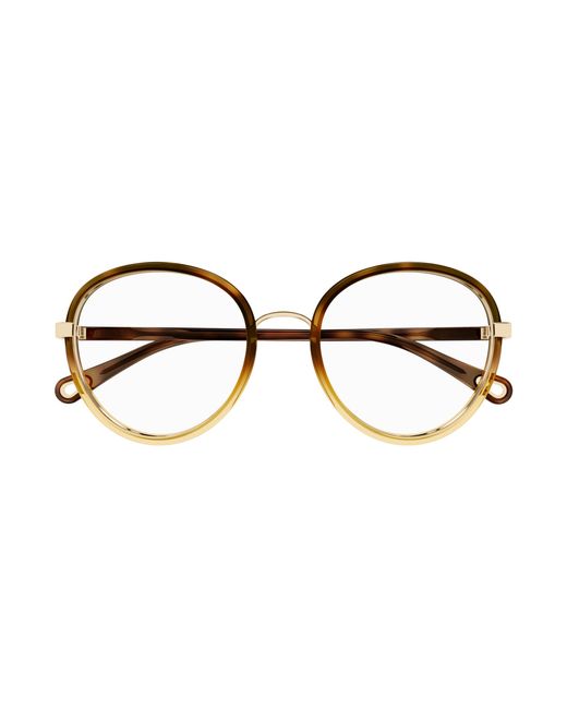 Chloé Black Ch0308O 002 Optical Frames Bio-Injected Transparent Round
