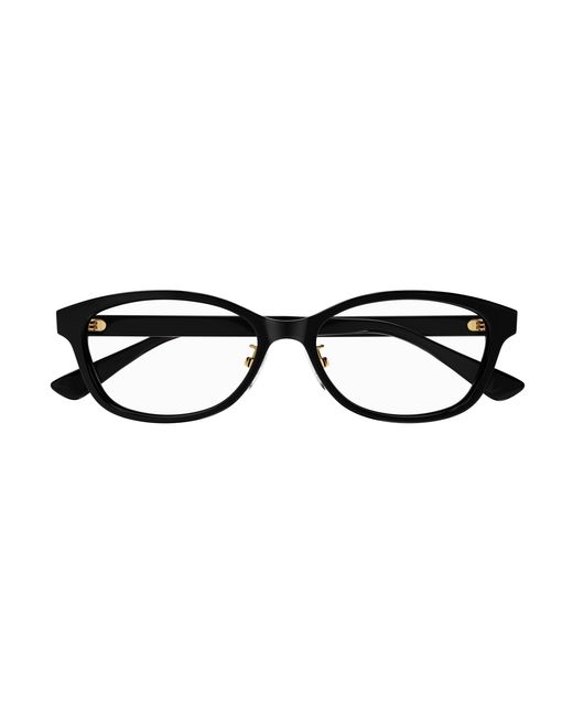 Gucci Black Gg1612Oj 001 Optical Frames Acetate Transparent Round