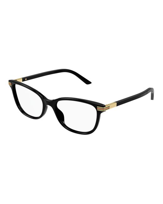 Gucci Black Gg1451O 004 Optical Frames Acetate Transparent Cat Eye
