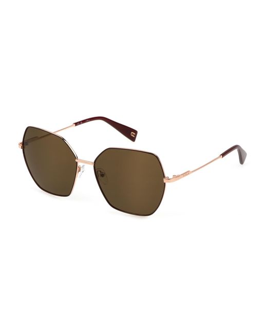 Furla Black Sfu739 0F97 Sunglasses Metal Geometric Normal