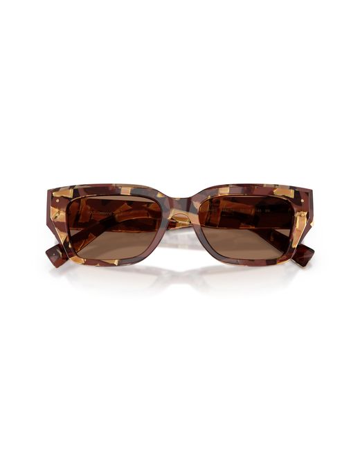 Dolce & Gabbana Black Dg4462 346273 Sunglasses Acetate Cat Eye Normal