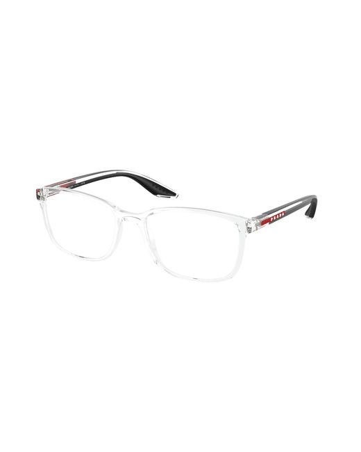 Prada Linea Rossa Black Ps 07Rv 2Az1O1 Optical Frames Injected Pillow Normal for men