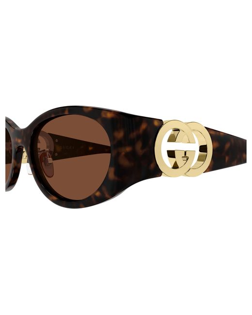 Gucci Black Gg2123Sa 003 Sunglasses Injected Round