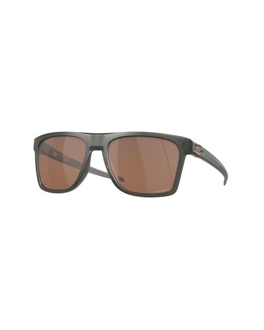 Oakley Black Oo9100 Leffingwell 910002 Sunglasses O_Matter Prizm Tungsten Squared Normal Prizm for men