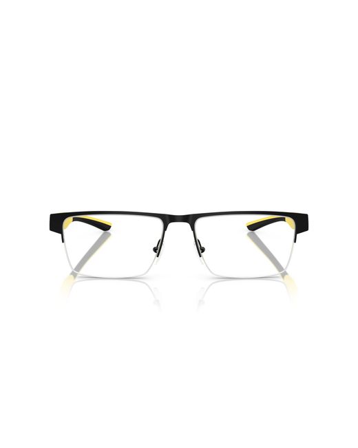 FERRARI SCUDERIA Black Fz7007 123 Optical Frames Metal Squared Normal for men