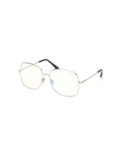 Tom Ford Black Ft6048-B 028 Optical Frames Metal Squared Normal