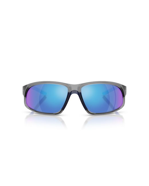 FERRARI SCUDERIA Black Fz6016U 524/25 Sunglasses Injected Geometric Mirrored for men