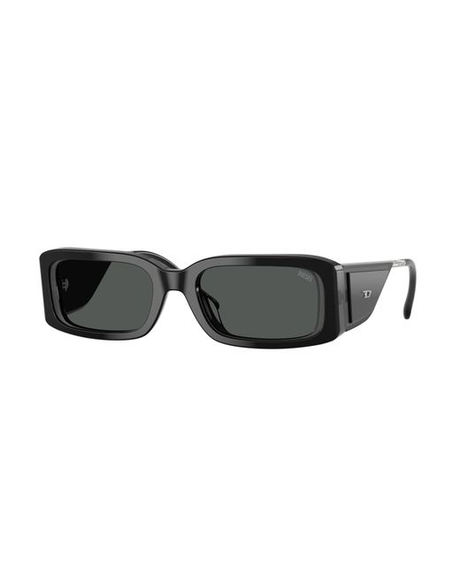 DIESEL Black Dl2017U 204487 Sunglasses Acetate Squared Normal