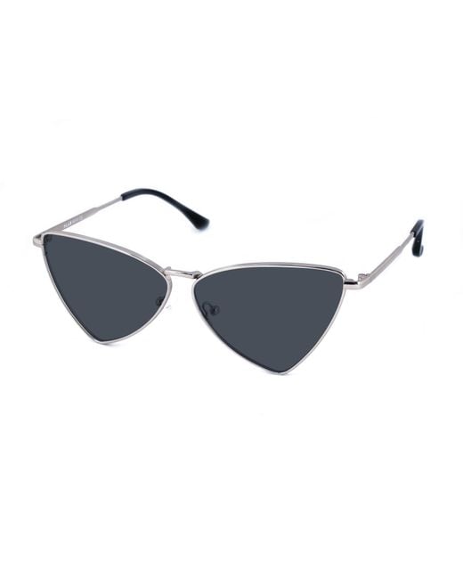 Xlab Black Pico Sunglasses Metal Light Cat Eye Shaded
