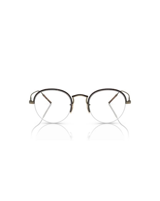 Oliver Peoples Black Ov1290T Tk-6 5284 Optical Frames Titanium Transparent Round Normal