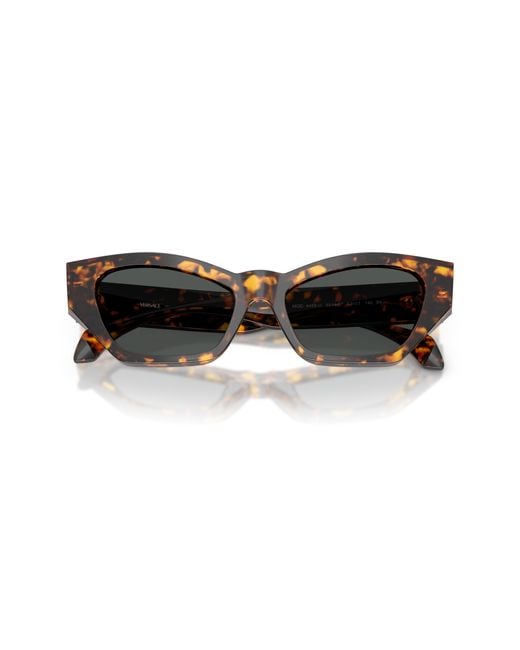 Versace Black Ve4488U 551487 Sunglasses Acetate Cat Eye Normal