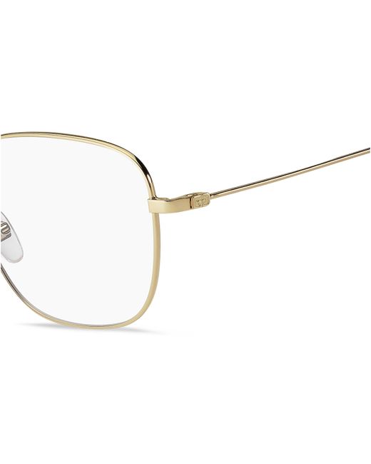 Givenchy Black Gv 0140 J5G Optical Frames Metal Squared