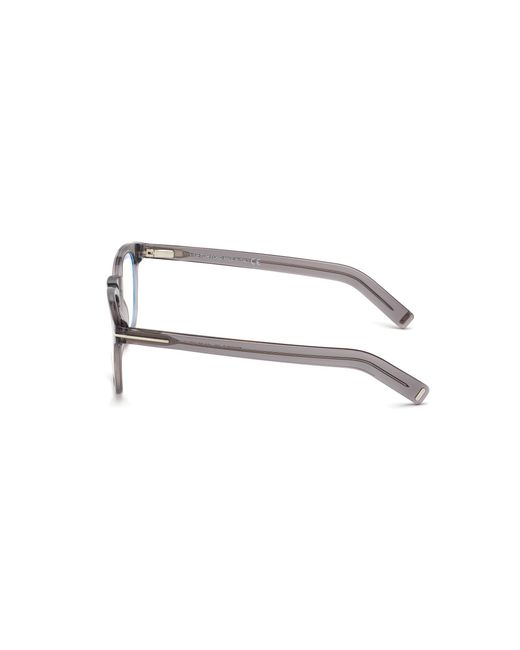 Tom Ford Black Ft5629 020 Optical Frames Acetate Round Anti- Light for men