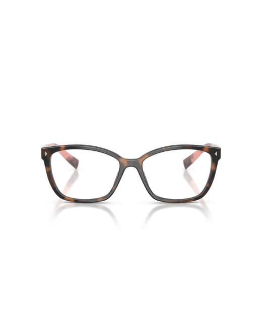 Prada Black Pr 15Zv 23A1O1 Optical Frames Acetate Squared Normal