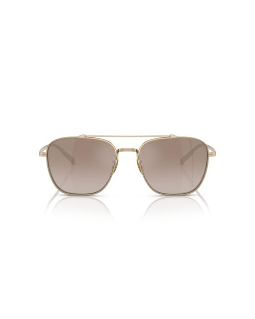 Oliver Peoples Black Ov1349St Avison 5035Q1 Sunglasses Titanium Pilot Normal for men