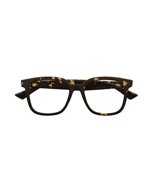 Bottega Veneta Black Bv1334Oa 002 Optical Frames Acetate Transparent Squared