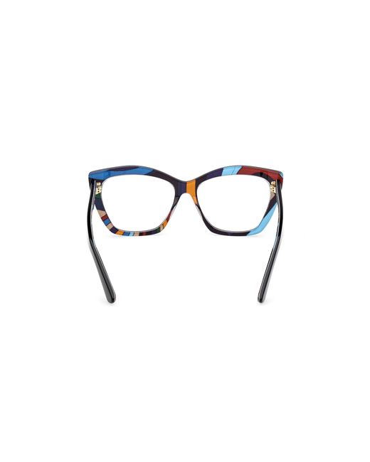 Emilio Pucci Black Ep5275 055 Optical Frames Acetate Cat Eye Normal