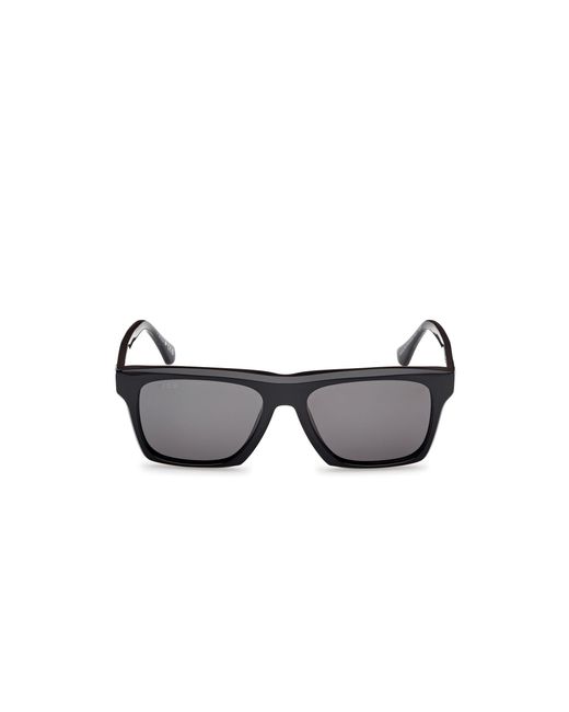 Web Black We0382 05D Sunglasses Acetate Smoke Squared Polarized for men