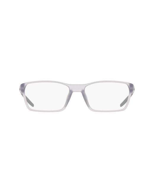 Nike Black 7410 030 Optical Frames Bio-Injected Squared Normal for men
