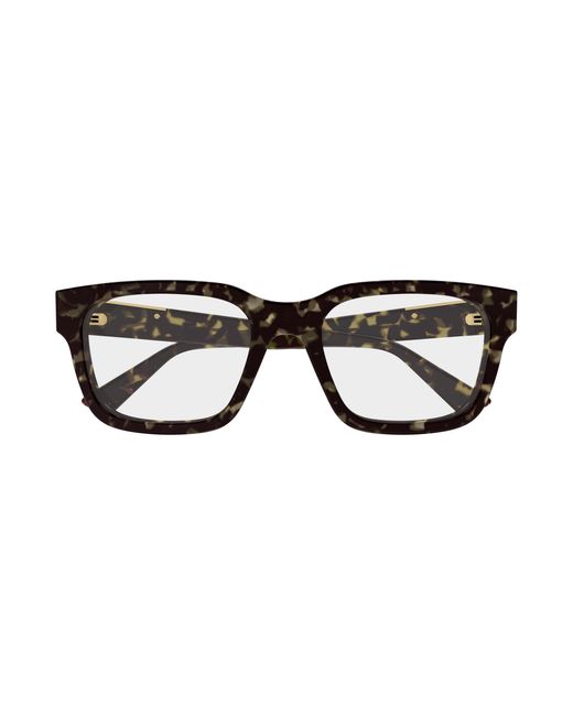 Gucci Black Gg1961O 003 Optical Frames Acetate Transparent Squared for men