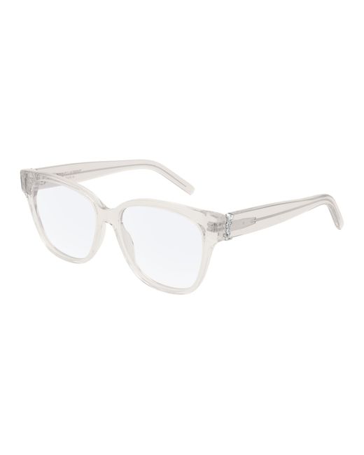Saint Laurent Black Sl M33 007 Optical Frames Acetate Squared