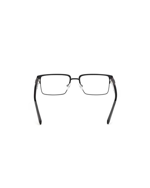 Guess Black Gu50370 002 Optical Frames Metal Squared Normal for men