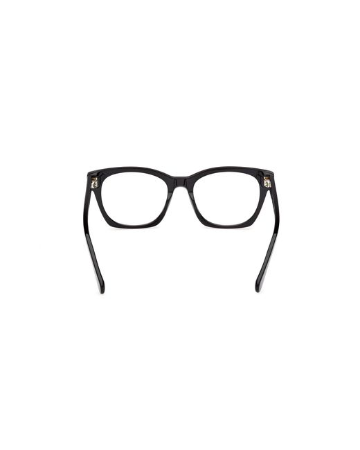 MAX&Co. Black Mo5215 001 Optical Frames Acetate Squared Normal